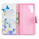 Colored Drawing Pattern Horizontal Flip Leather Case for Huawei P30 Pro,with Holder & Card Slots & Wallet(Butterfly Love) - 1