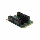 ST549 MINI PCI-E to 4 Ports SATA3.0 Expansion Card for Desktop - 1