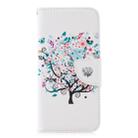 Colored Drawing Pattern Horizontal Flip Leather Case for Huawei P Smart & Honor 10 Lite, with Holder & Card Slots & Wallet(Tree) - 1