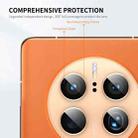 For Huawei Mate 50 / 50E ENKAY 9H Rear Camera Aluminium Alloy Tempered Glass Film(Golden) - 3
