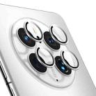 For Huawei Mate 50 / 50E ENKAY 9H Rear Camera Aluminium Alloy Tempered Glass Film(Silver) - 1