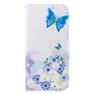 Colored Drawing Pattern Horizontal Flip Leather Case for Huawei Honor 8C, with Holder & Card Slots & Wallet(Butterfly Love) - 1