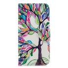 Colored Drawing Pattern Horizontal Flip Leather Case for Huawei Honor 8C, with Holder & Card Slots & Wallet(Tree of Life) - 1