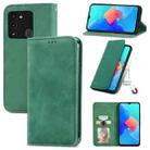 For Tecno Spark 8C Retro Skin Feel Magnetic Leather Phone Case(Green) - 1