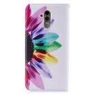 Colored Drawing Pattern Horizontal Flip Leather Case for Huawei Mate 20 Lite, with Holder & Card Slots & Wallet(Sunflower) - 2