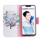 Colored Drawing Pattern Horizontal Flip Leather Case for Huawei Nova 3i&P smart plus,with Holder & Card Slots & Wallet(Tree) - 1