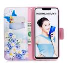 Colored Drawing Pattern Horizontal Flip Leather Case for Huawei Nova 3i&P smart plus,with Holder & Card Slots & Wallet(Butterfly Love) - 1