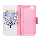Colored Drawing Pattern Horizontal Flip Leather Case for HuaweiY5&Y5Prime,with Holder & Card Slots & Wallet(Tree) - 1