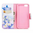 Colored Drawing Pattern Horizontal Flip Leather Case for HuaweiY5&Y5Prime,with Holder & Card Slots & Wallet(Butterfly Love) - 1