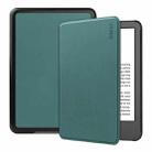 For Amazon Kindle 2022 Gen11 ENKAY Custer Texture Leather Smart Case(Dark Green) - 1