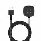 For Fitbit Versa4 Watch Magnetic Charging Cable Length: 1m(Black) - 1