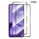 For Motorola Edge 30 Neo 2pcs ENKAY Full Glue 0.26mm 9H 2.5D Tempered Glass Full Film - 1