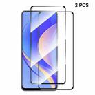 For Huawei Nova Y90 2pcs ENKAY Full Glue 0.26mm 9H 2.5D Tempered Glass Full Film - 1