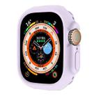 For Apple Watch Ultra 49mm ENKAY Solid Color Protective Soft TPU Frame Case(Purple) - 1