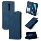 Retro Skin Feel Business Magnetic Horizontal Flip Leather Case for Sony Xperia 1 & Xperia XZ4(Navy Blue) - 1