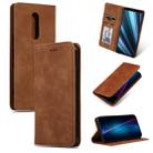 Retro Skin Feel Business Magnetic Horizontal Flip Leather Case for Sony Xperia 1 & Xperia XZ4(Brown) - 1