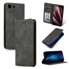 Retro Skin Feel Business Magnetic Horizontal Flip Leather Case for Sony Xperia XZ4 Compact(Dark Gray) - 1