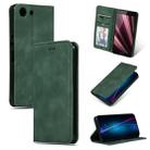 Retro Skin Feel Business Magnetic Horizontal Flip Leather Case for Sony Xperia XZ4 Compact(Army Green) - 1