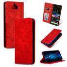 Retro Skin Feel Business Magnetic Horizontal Flip Leather Case for Sony Xperia 10 Plus & Xperia XA3 Ultra(Red) - 1