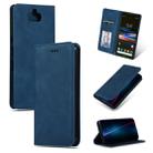 Retro Skin Feel Business Magnetic Horizontal Flip Leather Case for Sony Xperia 10 Plus & Xperia XA3 Ultra(Navy Blue) - 1