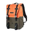 K&F CONCEPT KF13.087AV1 Photography Backpack Light Large Capacity Camera Case Bag with Rain Cover(Orange) - 1