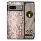 For Google Pixel 7 Snakeskin Leather Phone Case(Gray) - 1