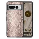 For Google Pixel 7 Pro SnakeskinLeather Phone Case(Grey) - 1