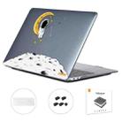 For MacBook Air 13.3 2018 A1932 ENKAY Hat-Prince 3 in 1 Spaceman Pattern Laotop Protective Crystal Case with TPU Keyboard Film / Anti-dust Plugs, Version:US(Spaceman No.3) - 1