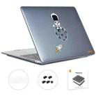 For MacBook Pro 13.3 A2251/A2289/A2338 ENKAY Hat-Prince 3 in 1 Spaceman Pattern Laotop Protective Crystal Case with TPU Keyboard Film / Anti-dust Plugs, Version:EU(Spaceman No.4) - 1