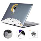For MacBook Pro 16.2 A2485/A2880 2023 ENKAY Hat-Prince 3 in 1 Spaceman Pattern Laotop Protective Crystal Case with TPU Keyboard Film / Anti-dust Plugs, Version:US(Spaceman No.3) - 1
