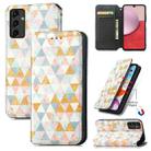 For Samsung Galaxy A14 5G CaseNeo Colorful Magnetic Leather Phone Case(Rhombus) - 1