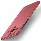For Xiaomi 12s Ultra MOFI Fandun Series Frosted PC Ultra-thin Phone Case(Red) - 1
