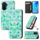 For Huawei Nova Y70 CaseNeo Colorful Magnetic Leather Phone Case(Emerald) - 1