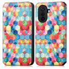 For Huawei Enjoy 50 CaseNeo Colorful Magnetic Leather Phone Case(Magic Space) - 2