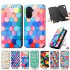For Huawei Enjoy 50 CaseNeo Colorful Magnetic Leather Phone Case(Magic Space) - 7