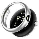 For Google Pixel Watch PC All-inclusive Hollowed Protective Case(Sliver) - 1