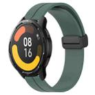 For Xiaomi MI Watch Color 2 22mm Solid Color Magnetic Clasp Silicone Watch Band(Olive Green) - 1