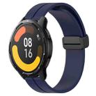 For Xiaomi MI Watch Color 2 22mm Solid Color Magnetic Clasp Silicone Watch Band(Midnight Blue) - 1