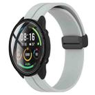 For Xiaomi MI Watch Color 22mm Solid Color Magnetic Clasp Silicone Watch Band(Grey) - 1