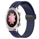 For Honor Watch Dream 22mm Solid Color Magnetic Clasp Silicone Watch Band(Midnight Blue) - 1