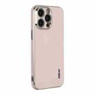 For iPhone 14 Pro ENKAY Hat-Prince Precise Hole Electroplated TPU Shockproof Phone Case(Pink) - 1