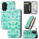 For Huawei Nova 10 Pro CaseNeo Colorful Magnetic Leather Phone Case(Emerald) - 1