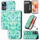 For Xiaomi 12T / 12T Pro / Redmi K50 Ultra CaseNeo Colorful Magnetic Leather Phone Case(Emerald) - 1