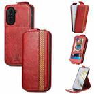 For Huawei Nova 10 Zipper Wallet Vertical Flip Leather Phone Case(Red) - 1