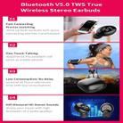 XG12 TWS Portable In-Ear Bluetooth 5.0 Mini Wireless Binaural Sports Headphones(Black) - 5