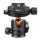 K&F CONCEPT KF31.029V3 Camera Tripod Ball Head with 1/4 inch Quick Release Plate, Load 8kg - 1