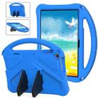 For Lenovo Tab M10 3rd Gen TB328FU / TB328XU 2022 EVA Shockproof Tablet Protective Case with Holder(Blue) - 1