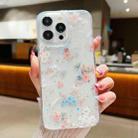 For iPhone 14 Pro Max Fresh Small Floral Epoxy TPU Phone Case(D01) - 1
