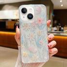For iPhone 14 Plus Fresh Small Floral Epoxy TPU Phone Case(D03) - 1