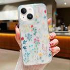 For iPhone 14 Plus Fresh Small Floral Epoxy TPU Phone Case(D04) - 1